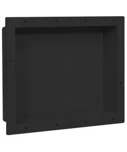 Nicchia da Doccia in Nero Opaco 41x51x10 cm