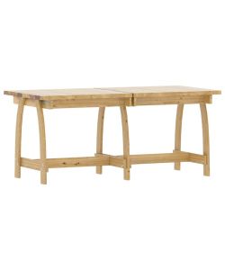 Set da Pranzo da Giardino BIG in Legno di Pino Impregnato