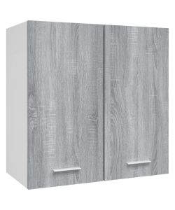 Mobile Pensile Grigio Sonoma 60x31x60 cm Legno Ingegnerizzato