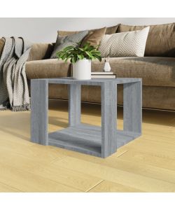 Tavolino Salotto Grigio Sonoma 40x40x30cm Legno Ingegnerizzato