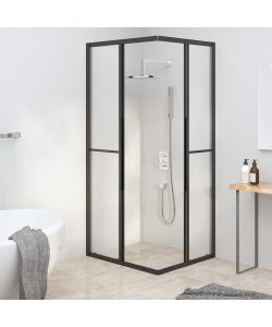 Cabina Doccia ESG Smerigliato 90x70x180 cm Nera