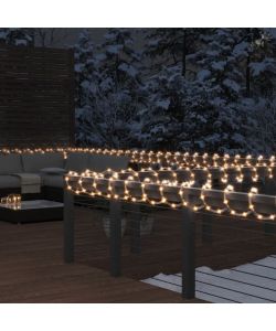 Stringa di Luci con 120 LED Bianco Caldo 5 m in PVC