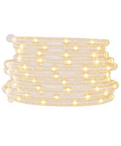 Stringa di Luci con 1200 LED Bianco Caldo 50 m in PVC