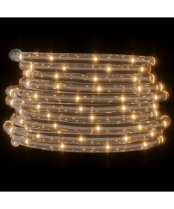 Stringa di Luci con 1200 LED Bianco Caldo 50 m in PVC