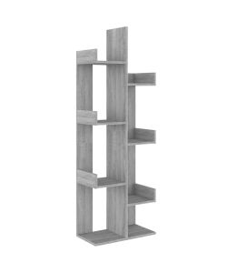 Libreria 48x25x140 cm Grigio Sonoma Legno Multistrato