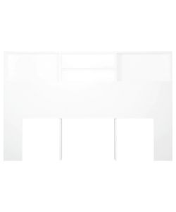 vidaXL Testiera con Contenitore per Letto - Bianco 160 cm