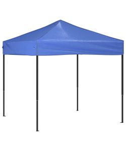 Tenda per Feste Pieghevole Blu 2x2 m