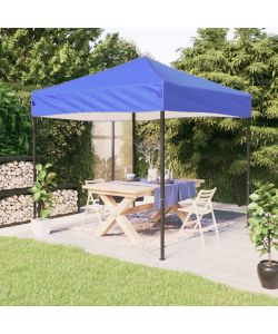 Tenda per Feste Pieghevole Blu 3x3 m