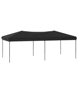 Tenda per Feste Pieghevole Nero 3x6 m