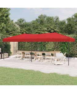 Tenda per Feste Pieghevole Rosso 3x6 m