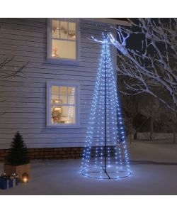 Albero di Natale a Cono Blu 310 LED 100x300 cm