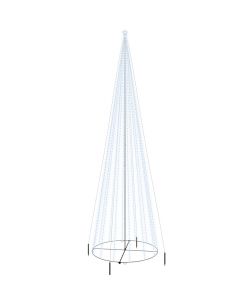 Albero di Natale a Cono Bianco Freddo 1134 LED 230x800 cm