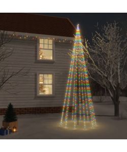 Albero di Natale con Puntale Colorato 732 LED 500 cm