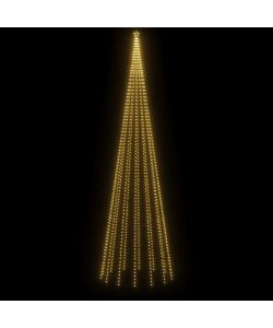 Albero di Natale con Puntale Bianco Caldo 1134 LED 800 cm