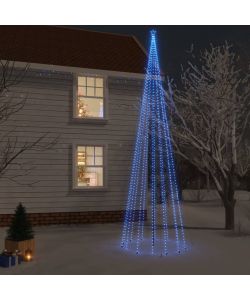 Albero di Natale con Puntale Blu 1134 LED 800 cm