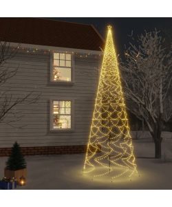 Albero di Natale con Puntale Bianco Caldo 3000 LED 800 cm