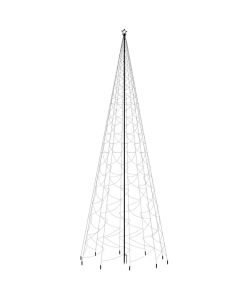 Albero di Natale con Puntale Bianco Caldo 3000 LED 800 cm