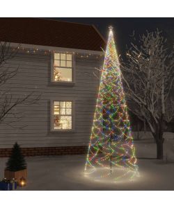 Albero di Natale con Puntale Colorato 3000 LED 800 cm