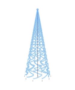 Albero di Natale con Puntale Blu 3000 LED 800 cm