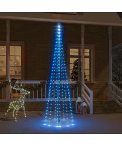 Albero di Natale Pennone Blu 310 LED 300 cm