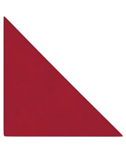 Pannelli Murali 12 pz Rosso Vino 30x30 cm Velluto 0,54 mq
