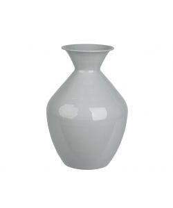 Vaso in ferro Decorativo Grigio 25xH37 cm - Complemento d'arredo moderno