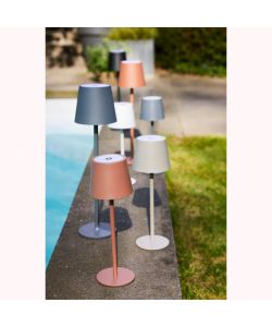 Lumineo Lampada da Tavolo LED Bianca - Luce Ricaricabile - 27cm
