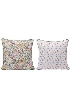 Cuscino Decorativo Multicolore 45x45 cm Fantasia Fiori