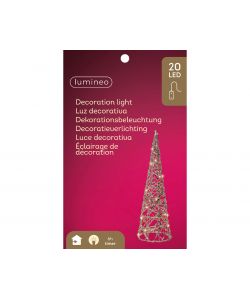 Lumineo Cono LED Oro - Elegante Illuminazione Interna - 12x40 cm