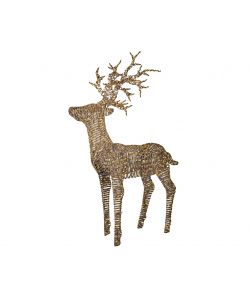 Lumineo Renna Natalizia Illuminata 180 cm con 1320 LED Marrone Esterno