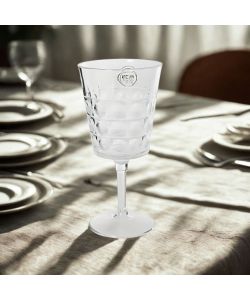 Kaemingk Calice vino plastica uso esterno Trasparente 9x18,4 cm