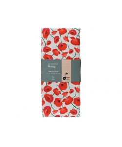Decoris Runner da Tavolo Poppy 32x140 cm in Poliestere Impermeabile