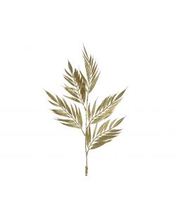 Decoris Ramo con Foglie Oro - Decorazione Natalizia 16x2x82 cm