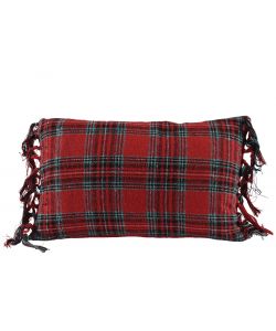 Cuscino Tartan Natalizio