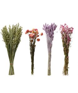 Mazzolino di fiori essicati in varianti assortite