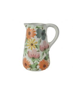Brocca Terracotta Fiori Assortiti 26x16xH25,5 cm Decorativa