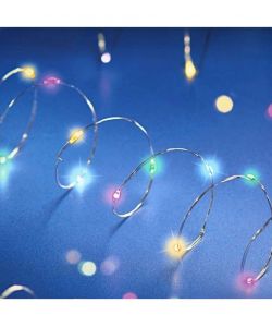Lumineo Ghirlanda Luminosa Argento Multicolore Soft LED - 295cm