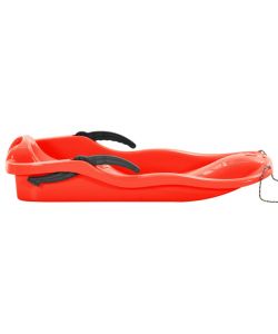 Slittino con Freni Rosso 87x40x18 cm in Polipropilene