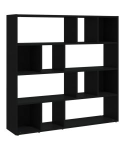 Libreria/Divisorio Nero 105x24x102 cm