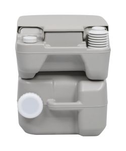 Set Toilette Portatile Campeggio Supporto Lavamani Tanica Acqua