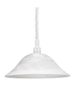 Eglo Lampada a Sospensione Alessandra Bianco 38x110 cm Design Elegante