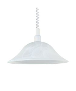 Eglo Lampada a Sospensione Alessandra Bianco 38x110 cm Design Elegante