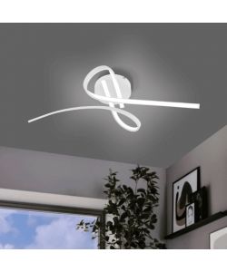 EGLO Plafoniera LED Palozza Bianco 4000K 21W 26x69 cm Design Moderno