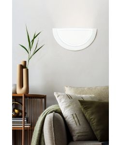 Eglo Applique Planet 1 Bianco Lampada da Parete E27 29x14,5 cm