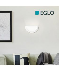 Eglo Applique Planet 1 Bianco Lampada da Parete E27 29x14,5 cm