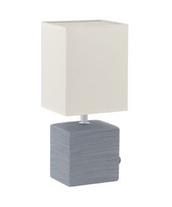 Lampada da tavolo Mataro 1E14 Grigio 10,5 x 30 H cm