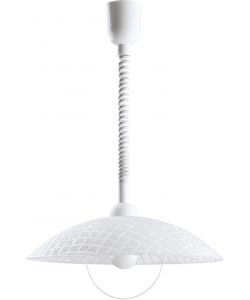 Eglo Lampada a Sospensione Alvez Bianco 42x110 cm Design Classico