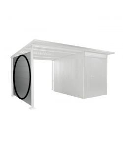 Biohort Pannello Laterale Argento Metallizzato per Casette AvantGarde A4 A8