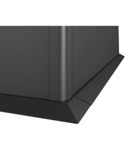 Biohort Bordo di Protezione per Aiuola Rialzata Grigio Scuro 1x0,5 m
