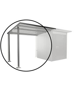 Biohort Tetto Laterale AvantGarde Grigio Scuro 243x220x218 cm